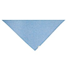 Pañoleta Triangular de Algodón Reciclado Azul