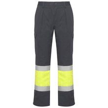 Pantalón Alta Visibilidad Invierno PLOMO/AMARILLO FLUOR 38