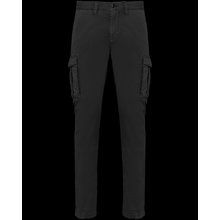 Pantalón cargo efecto lavado Negro 36 FR