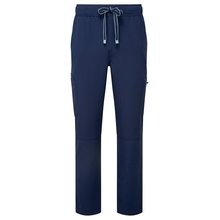 Pantalón cargo elástico con bolsillos Azul M