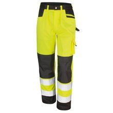 Pantalón cargo de seguridad reflectante Amarillo XS