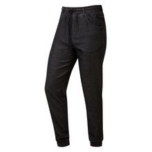 Pantalón de chef con bolsillos cordón y elástico Black Denim XS