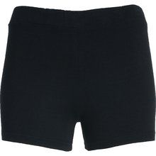 Pantalón Corto Mujer de Algodón Negro XL