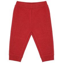 Pantalón de felpa bebé Rojo 36M