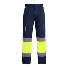 Pantalón con Forro Polar Alta Visibilidad MARINO/AMARILLO FLUOR 38