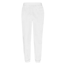 Pantalón de jogging con tobillos y cintura elásticos Blanco L