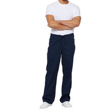 Pantalón laboral unisex con cordón Azul XXS