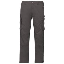 Pantalón ligero laboral multibolsillos Gris 40 FR