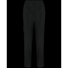 Pantalón mujer con bolsillos cremallera y pliegues Black 34 FR