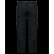 Pantalón multibolsillos algodón elastano envejecido Black 38 FR