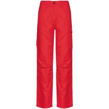 Pantalón de trabajo multibolsillos mujer Rojo 38 FR