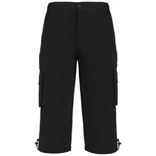 Pantalón pirata con bolsillos Black S