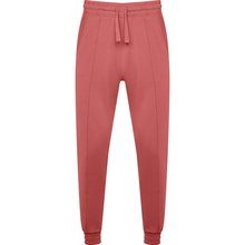 Pantalón Unisex Bajo con Puño y Cintura Elástica ROJO CRISANTEMO 3XL