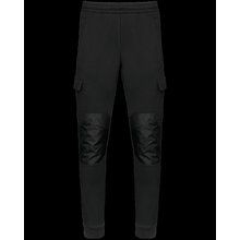 Pantalones cargo de felpa Black XS