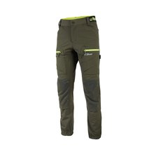 Pantalones de trabajo elásticos Verde XL