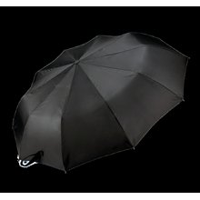 Paraguas con mango clásico Negro