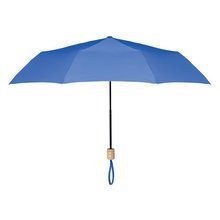Paraguas plegable personalizado de colores sobrios y con funda Azul Royal