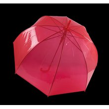 Paraguas transparente Rojo