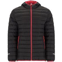 Parka Deportiva Acolchada Negro/Rojo 2XL