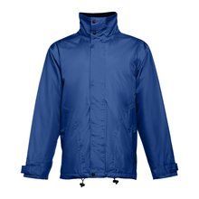 Parka Impermeable Acolchada Unisex Azul Royal M