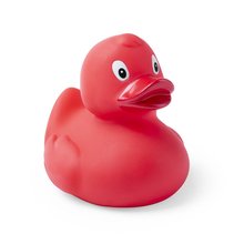 Patito flotante para baño Rojo