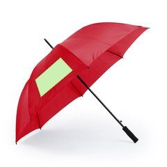 Paraguas Antiviento | En un panel del paraguas