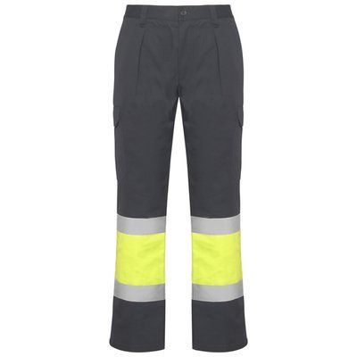 Pantalón Alta Visibilidad Invierno PLOMO/AMARILLO FLUOR 38