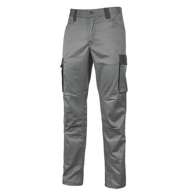 Pantalón cargo con bolsillos y reflectantes Gris M