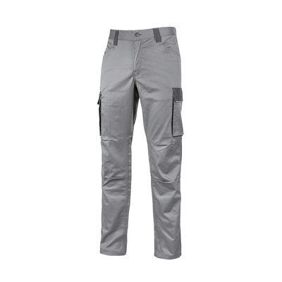 Pantalón cargo con bolsillos y reflectantes Stone Grey M