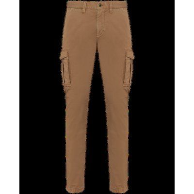 Pantalón cargo efecto lavado Washed Dark Camel 46 FR