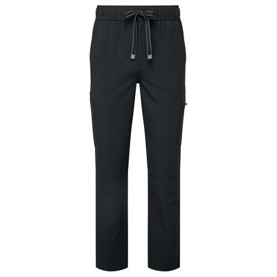 Pantalón cargo elástico con bolsillos Black S