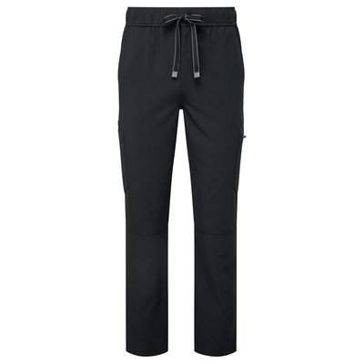 Pantalón cargo elástico con bolsillos Negro M