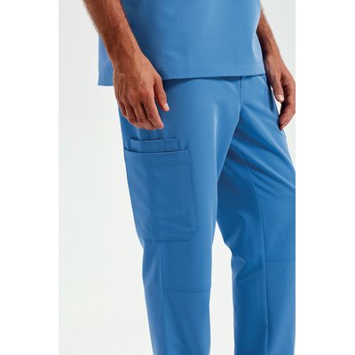 Pantalón cargo elástico con bolsillos