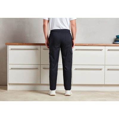 Pantalón de chef con cintura elástica