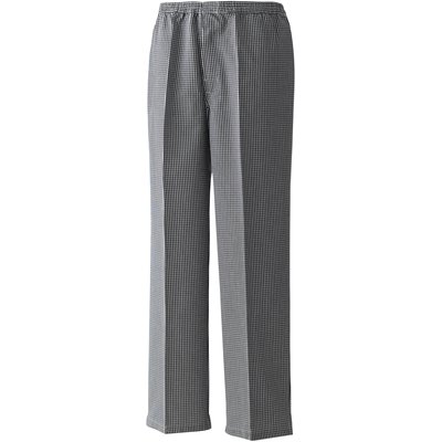 Pantalón de cocina elástico Negro S