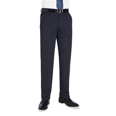 Pantalón de corte ajustado Navy Pin Dot 36 UK