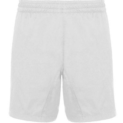 Pantalón Corto Deportivo con Bolsillos Blanco S