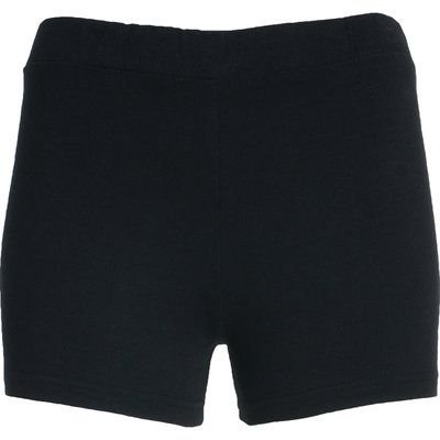 Pantalón Corto Mujer de Algodón Negro S