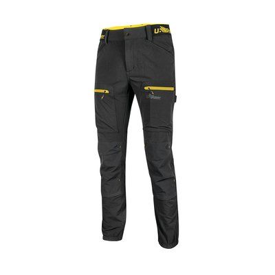 Pantalón de trabajo elástico hombre Black Carbon 5XL