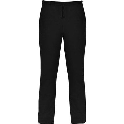 Pantalón Felpa con Bolsillos y Cintura Ajustable Negro S