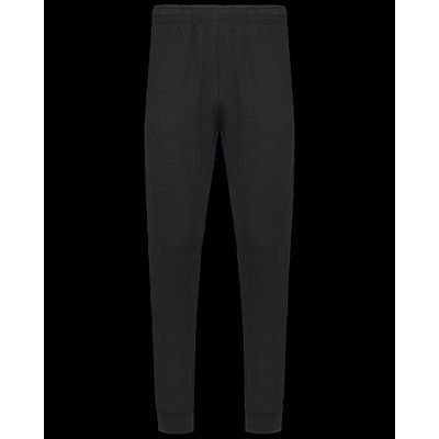 Pantalón felpa unisex algodón Black XS