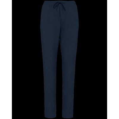 Pantalón de fibra ecológica mujer Washed Navy Blue L