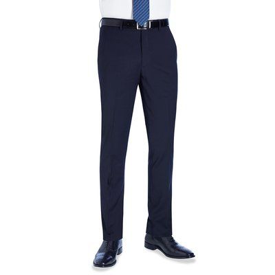 Pantalón hombre corte slim Navy 32 UK