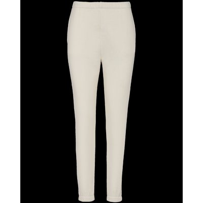 Pantalón de jogging eco mujer Beige / Blanco XL