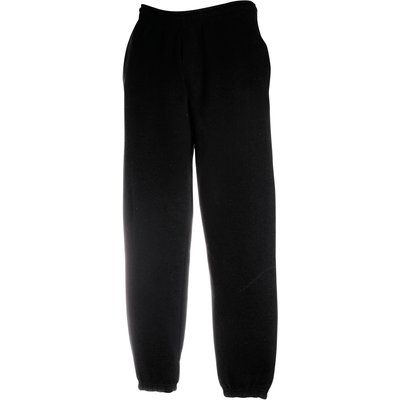 Pantalón de jogging con tobillos y cintura elásticos Black 3XL