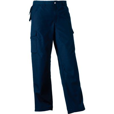 Pantalón laboral con bolsillos cargo French Navy 32 UK