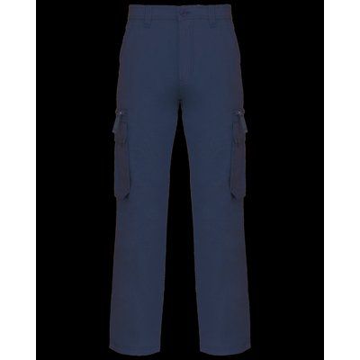 Pantalón laboral multibolsillos algodón Navy 40 FR