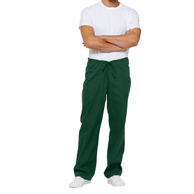 Pantalón laboral unisex con cordón Verde XS