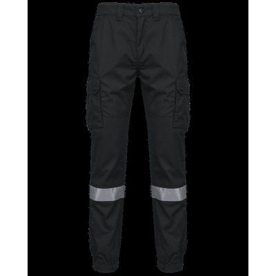 Pantalón laboral unisex con reflectante Black 34 FR