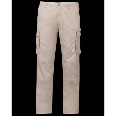 Pantalón ligero laboral multibolsillos Beige 38 FR